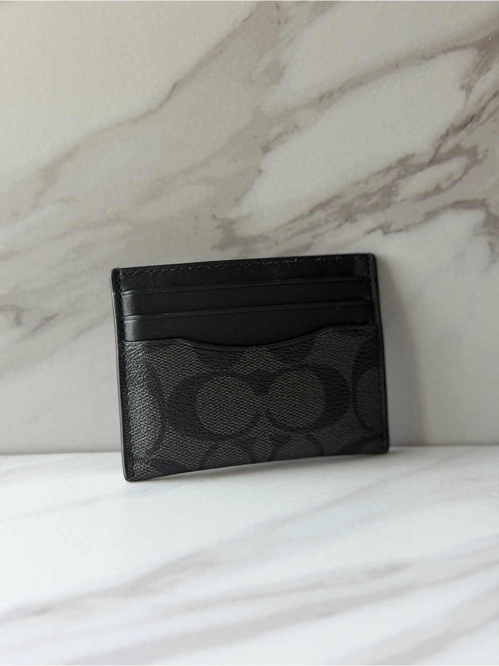 Coach Signature Card Case / ID Wallet